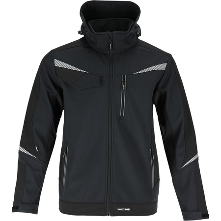 Lahti Pro Kurtka SOFTSHELL z kapturem czarna rozmiar S CE