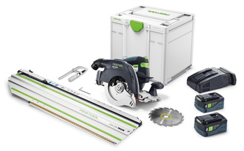 Festool Akumulatorowa ręczna pilarka tarczowa HKC 55 5,0 EBI-Set-FSK 420