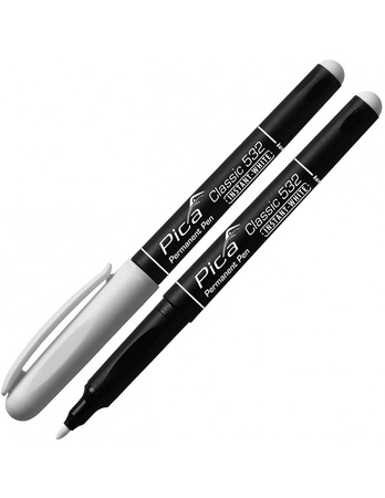 PICA Marker Precyzyjny Permanentny Classic Uniwersalny – Biały