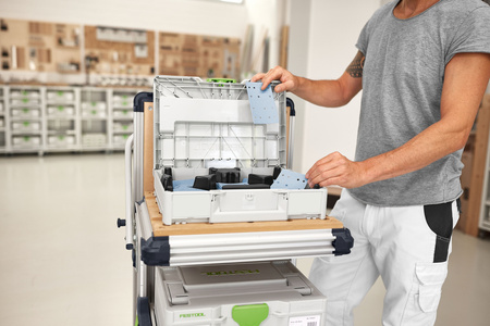 Festool Systainer³ na materiały ścierne SYS-STF 80X133 GR-Set Granat