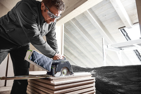 Festool Akumulatorowa ręczna pilarka tarczowa HKC 55 5,0 EBI-Plus-SCA