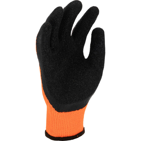 Lahti Pro Rękawice ocieplane czarno-pomarańczowe L251009P rozmiar 9 CE