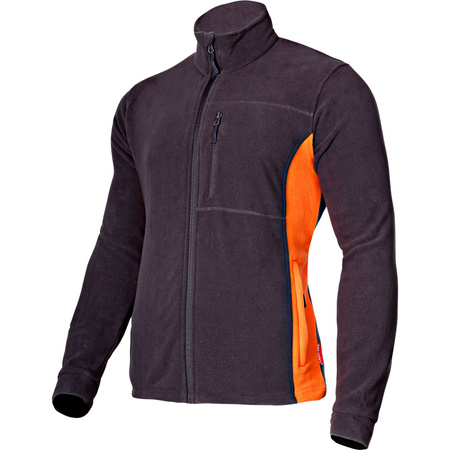 Lahti Pro Bluza polarowa grafitowo-pomarańczowa rozmiar 3XL CE