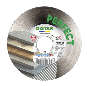 DISTAR Tarcza diamentowa do cięcia 125X1.5 PERFECT do ceramiki, gresu 10115028015