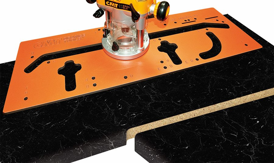 [Image of Frezowanie za pomocą szablonu CMT650]