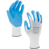 Lahti Pro Rękawice nitrylowe biało-niebieskie L221606P "6" CE