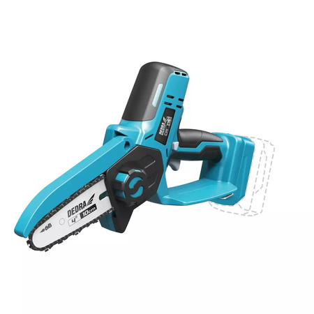 DEDRA Mini piła łańcuchowa 4" akumulatorowa 18V