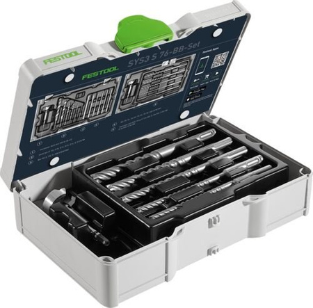 Festool Zestaw bitów i wierteł SYS3 S 76-BB-Set