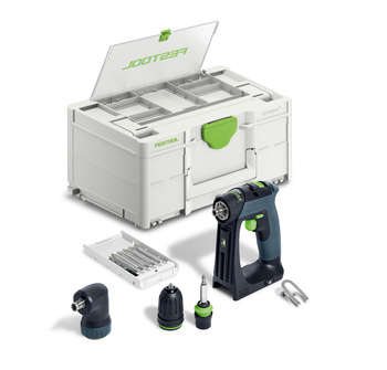 Festool Akumulatorowa wiertarko-wkrętarka CXS 18-Basic-Set