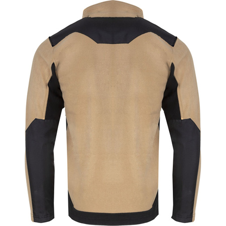 BLUZA POLAR ZE WZMOCN  BEŻ-CZAR  2 XL