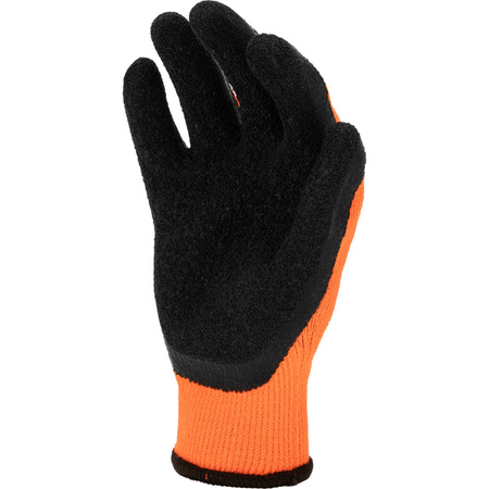 Lahti Pro Rękawice ocieplane czarno-pomarańczowe L251009P rozmiar 9 CE