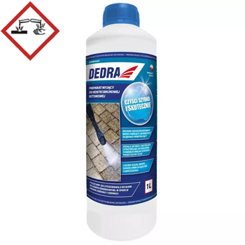 DEDRA Preparat myjący 1L do kostki brukowej betonowej