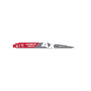 Milwaukee Brzeszczot do drewna z gwoździami AX z węglikiem, 230 mm 5 TPI 1szt