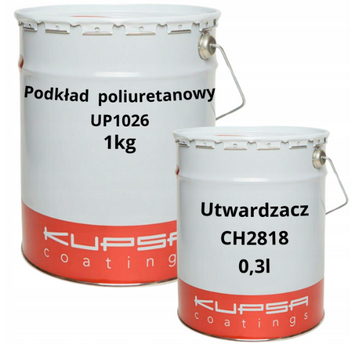 KUPSA UP1026T Zestaw podkładu poliuretanowego UP1026 1kg z utwardzaczem CH2818 0,3l - Komplet gotowy do użycia