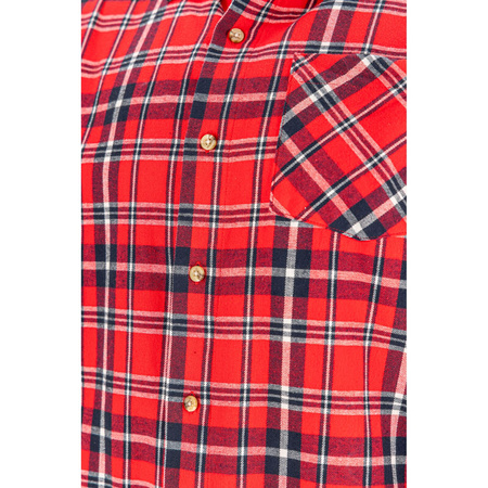 Lahti Pro Koszula flanelowa czerwono-granatowa gramatura 170g rozmiar 3XL CE