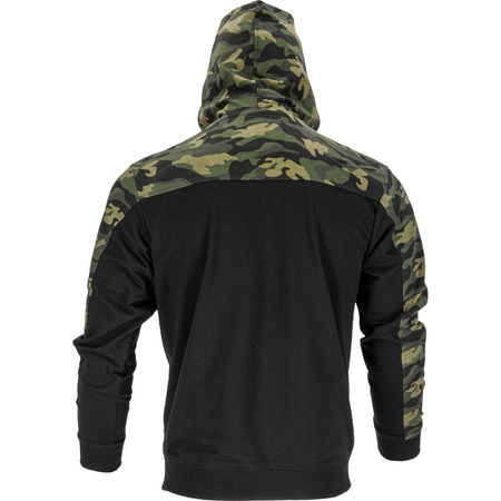 Lahti Pro Bluza z kapturem i suwakiem moro zielono-czarne rozmiar 2XL CE