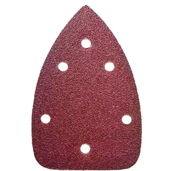 DEDRA Papier ścierny Delta 60gr, 140x140x80mm, rzep, kpl 5szt