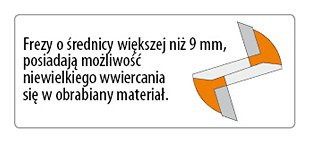 CMT Frez prosty HM D-12mm l-20mm L-50mm S-8mm Typ.911