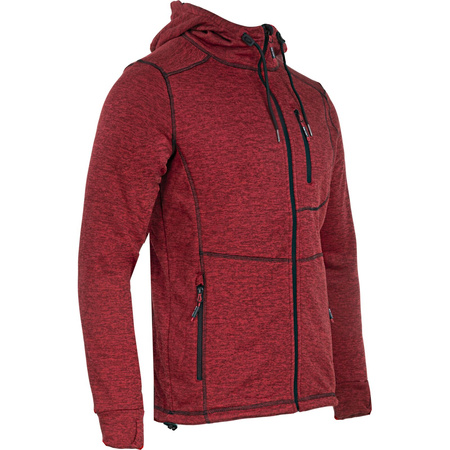 Lahti Pro Bluza z kapturem i suwakiem czerwona rozmiar 2XL CE