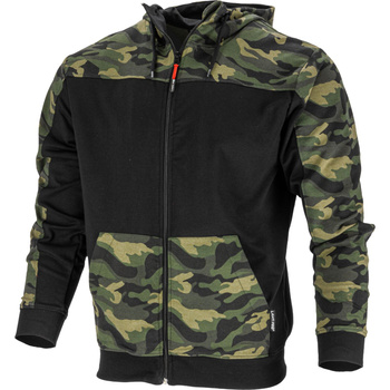 Lahti Pro Bluza z kapturem i suwakiem moro zielono-czarne rozmiar 3XL CE