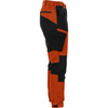 Lahti Pro Spodnie z elementami stretch ceglasto-czarne rozmiar 2XL CE