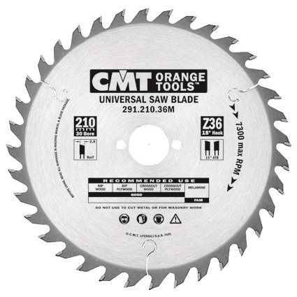 CMT Piła uniwersalna do elektronarzędzi 184mm(16) Z-24 Typ. 285-291