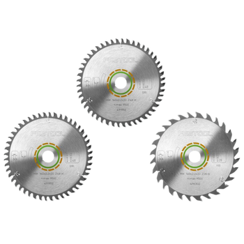Festool Zestaw tarcz pilarskich do TS 55 REBQ, TSC 55, ATF 55, AP 55 KSB-SORT/3 W 160x2,2