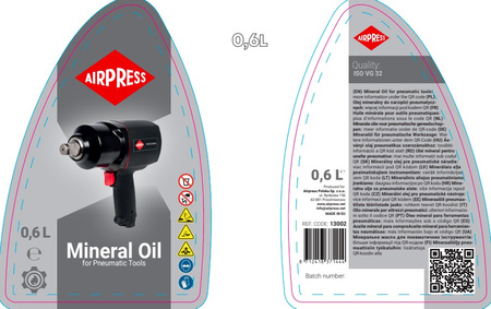 Airpress Olej do narzędzi pneumatycznych 0,6l