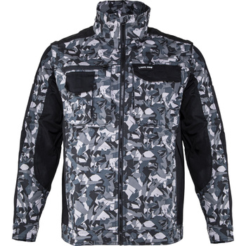 Lahti Pro Bluza z odpinanymi rękawami szaro-czarna rozmiar 2XL CE