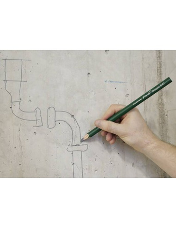 PICA Ołówek Kamieniarski do Kamienia, Betonu, Cegły 10H – 24 cm