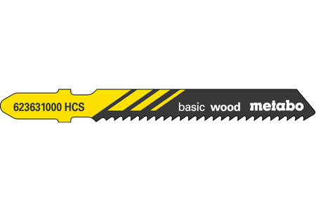 Metabo 5 brzeszczotów do wyrzynarek „basic wood” 51/ 2,0 mm