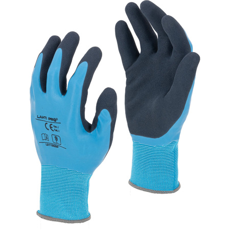Lahti Pro Rękawice lateksowe niebieskie L211909P rozmiar 9 CE