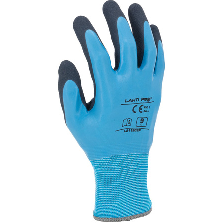 Lahti Pro Rękawice lateksowe niebieskie L211909P rozmiar 9 CE