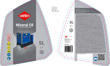 Airpress olej do sprężarek śrubowych 5l