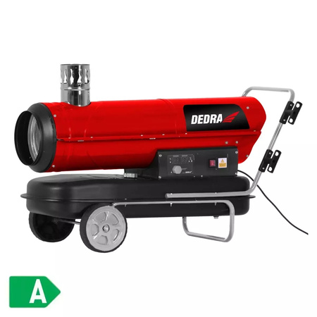 DEDRA Nagrzewnica olejowa 30kW z odprowadzeniem spalin i termostat