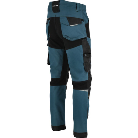 Lahti Pro Spodnie turkusowo-czarne ze wstawkami ze stretchu rozmiar 2XL CE