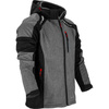 Lahti Pro Kurtka SOFTSHELL z kapturem szaro-czarno-czerwony rozmiar L CE