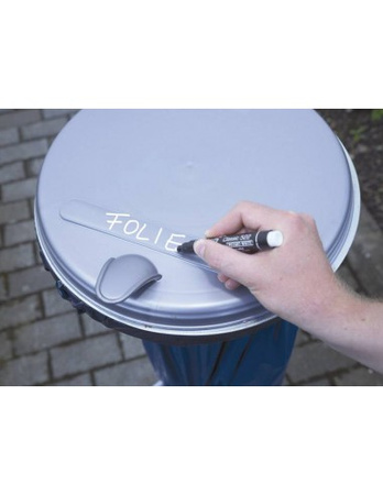 PICA Marker Permanentny Classic Uniwersalny – Końcówka Okrągła – Biały