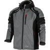 Lahti Pro Kurtka SOFTSHELL z kapturem szaro-czarno-czerwony rozmiar XL CE