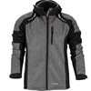 Lahti Pro Kurtka SOFTSHELL z kapturem szaro-czarno-czerwony rozmiar 2XL CE