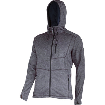 Lahti Pro Bluza z kapturem i suwakiem szara rozmiar 2XL CE