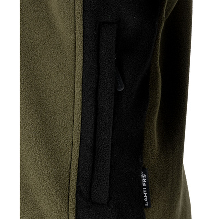 Lahti Pro Bluza polarowa khaki-czarna rozmiar 2XL CE