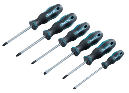 Makita Zestaw śrubokrętów PH1 / PH2 / PZ1 / PZ2 / SL4 / SL5,5