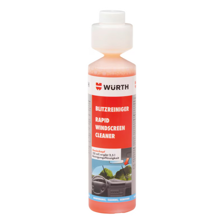 Wurth Płyn do spryskiwaczy Blitz TopDos 250 ml – Środek do szybkiego czyszczenia szyb (letni)