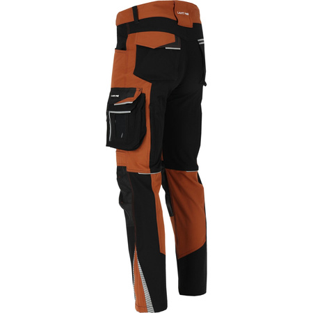 Lahti Pro Spodnie STRETCH brązowo-czarne rozmiar XL CE
