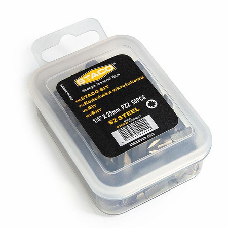 20022.STACO  bit 1/4 in PZ2x25mm50 szt