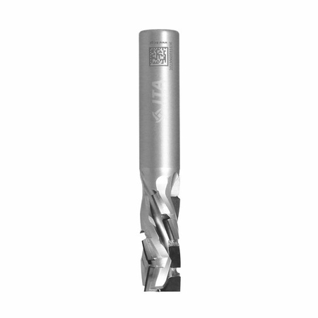 FrezDIA Z3+1 D=12 I= 27 L= 76 S=12x40RH (11+1)PCD H2,5 3spirale korpus:DENSIMET Negatyw