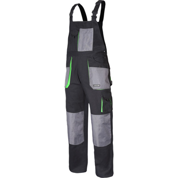 Lahti Pro Ogrodniczki czarne-zielone 100% bawełna rozmiar 3XL (60) CE