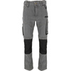 Lahti Pro Spodnie jeansowe szare stretch ze wzmocnieniem rozmiar 2XL CE