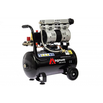Magnum Kompresor bezolejowy JWS-24 750W Wyciszony 68 dB 135l/min 24L